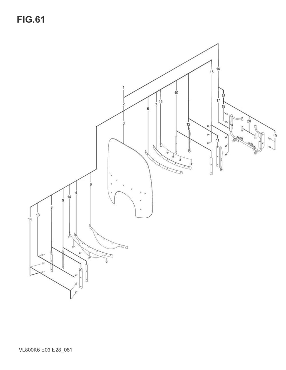 Windshield c50t