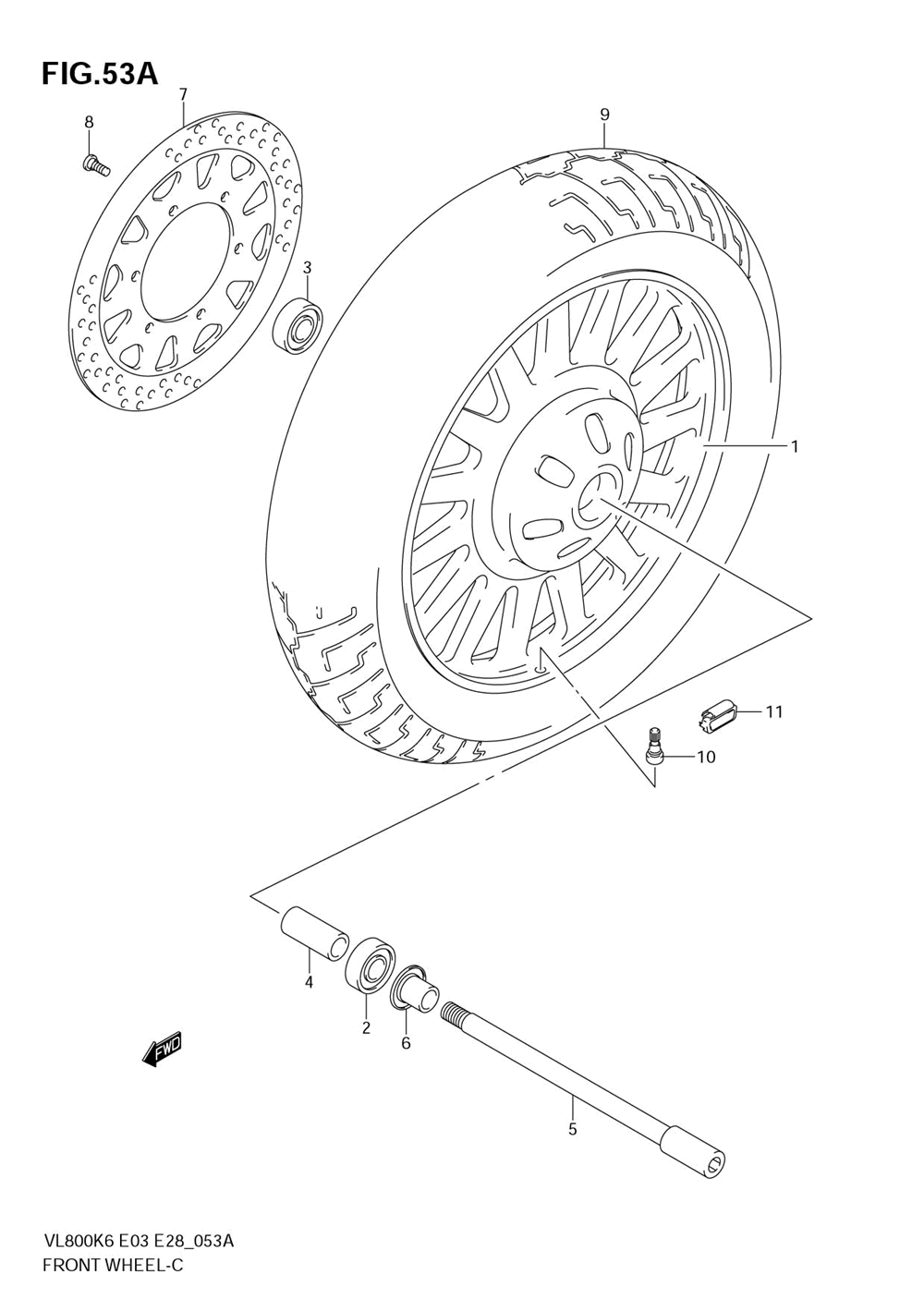 Front wheel (vl800ck6_ck7)