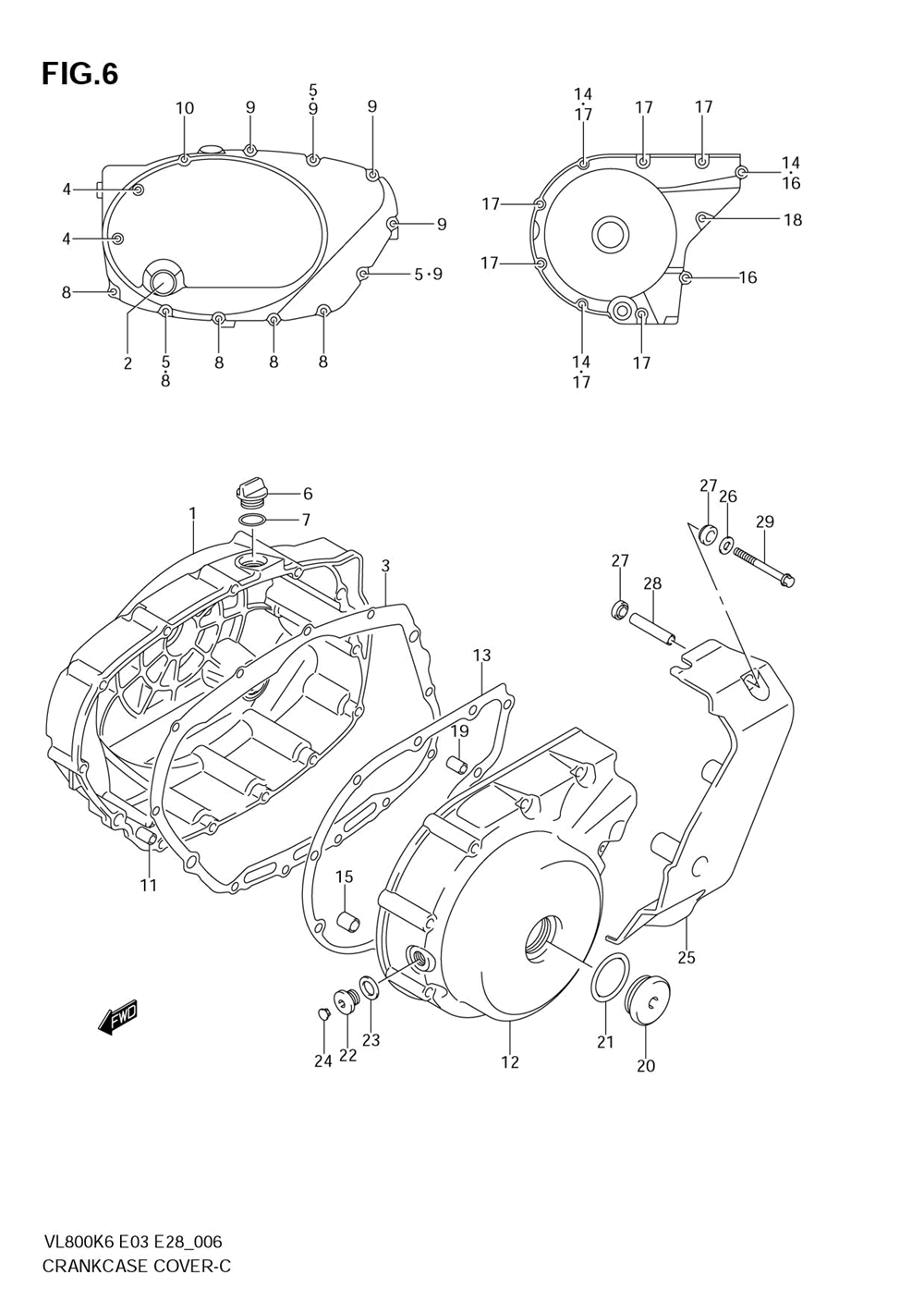 Crankcase cover