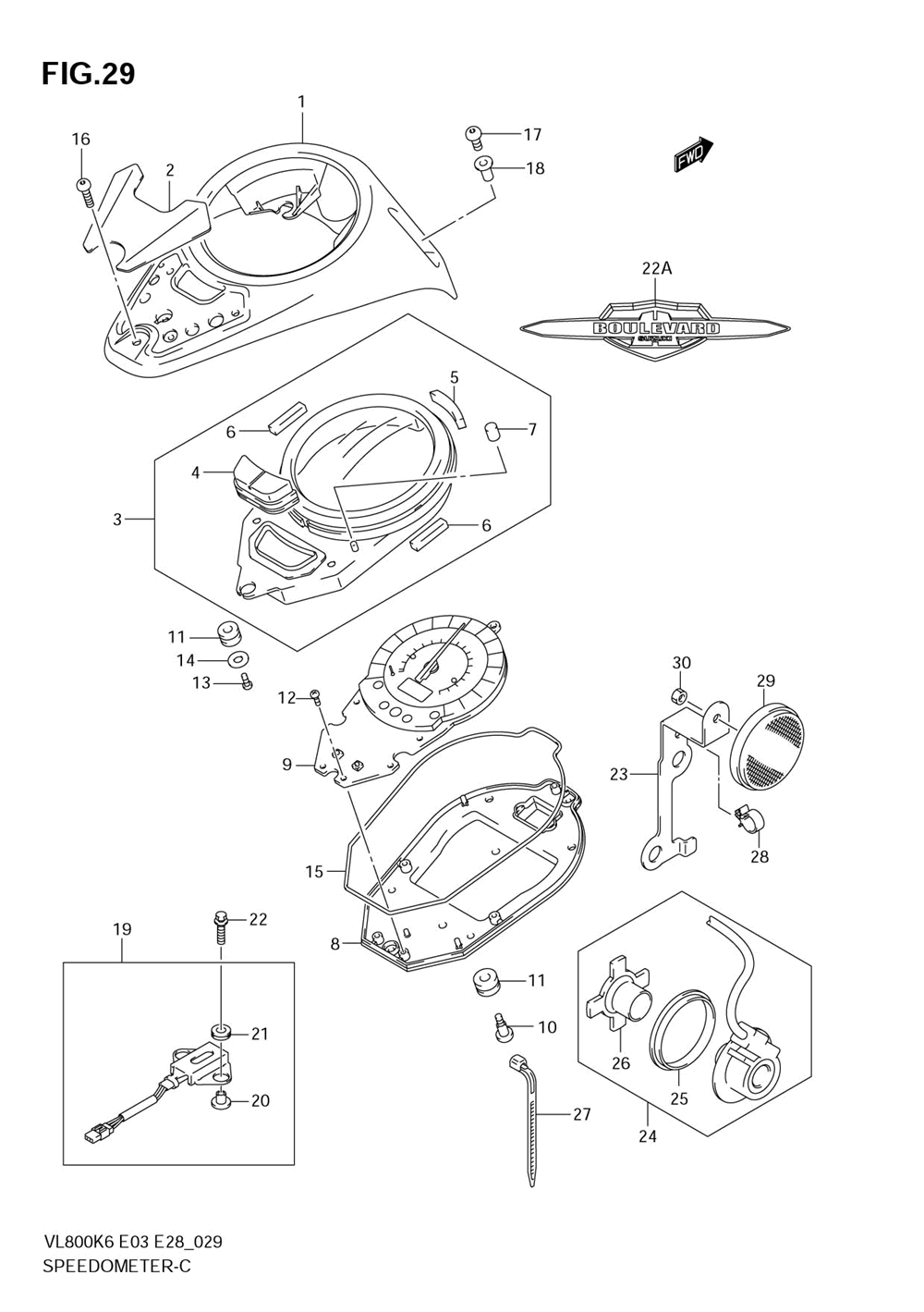 Speedometer (vl800k6_tk6_ck6)