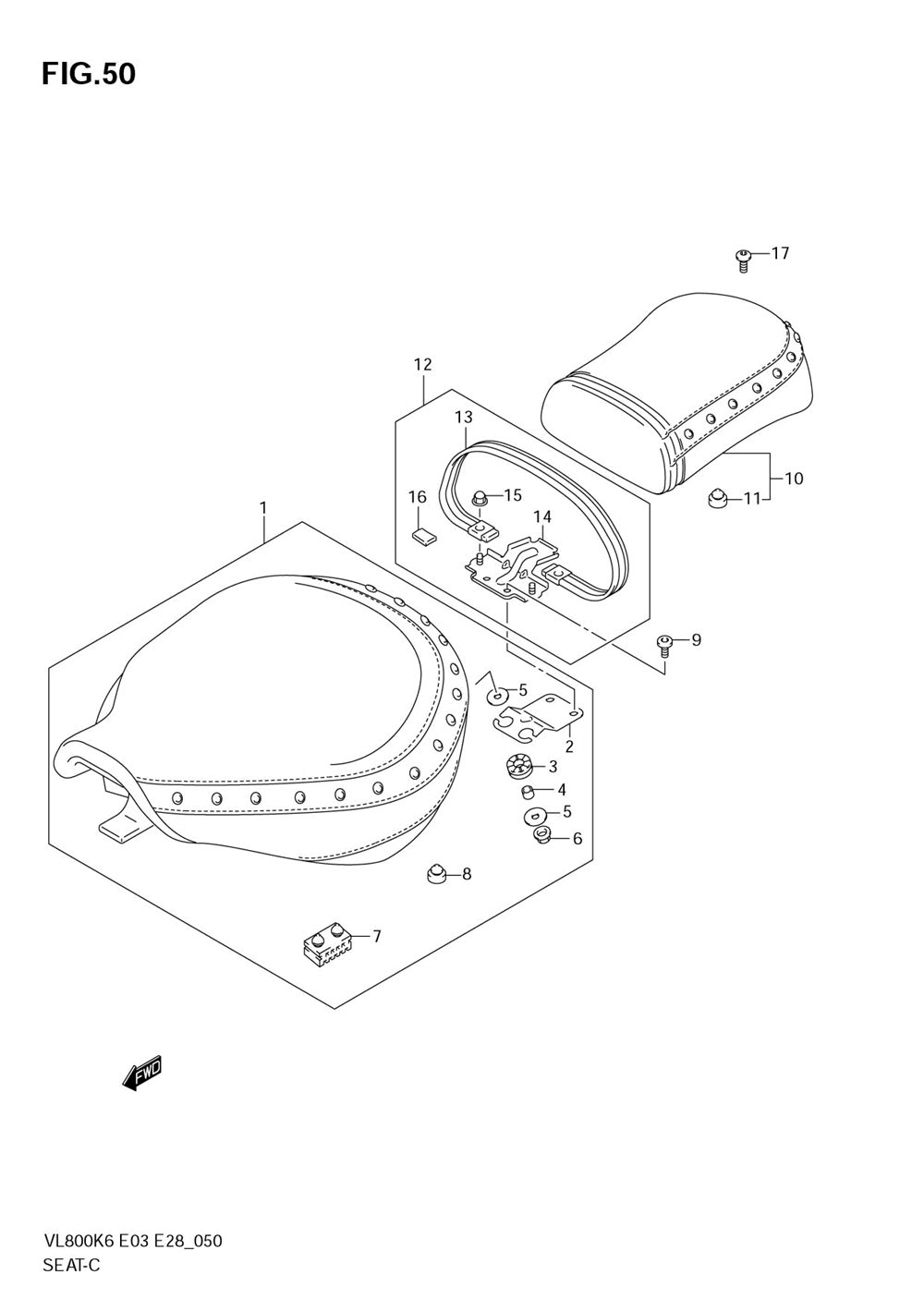 Seat (vl800tk6_ck6)