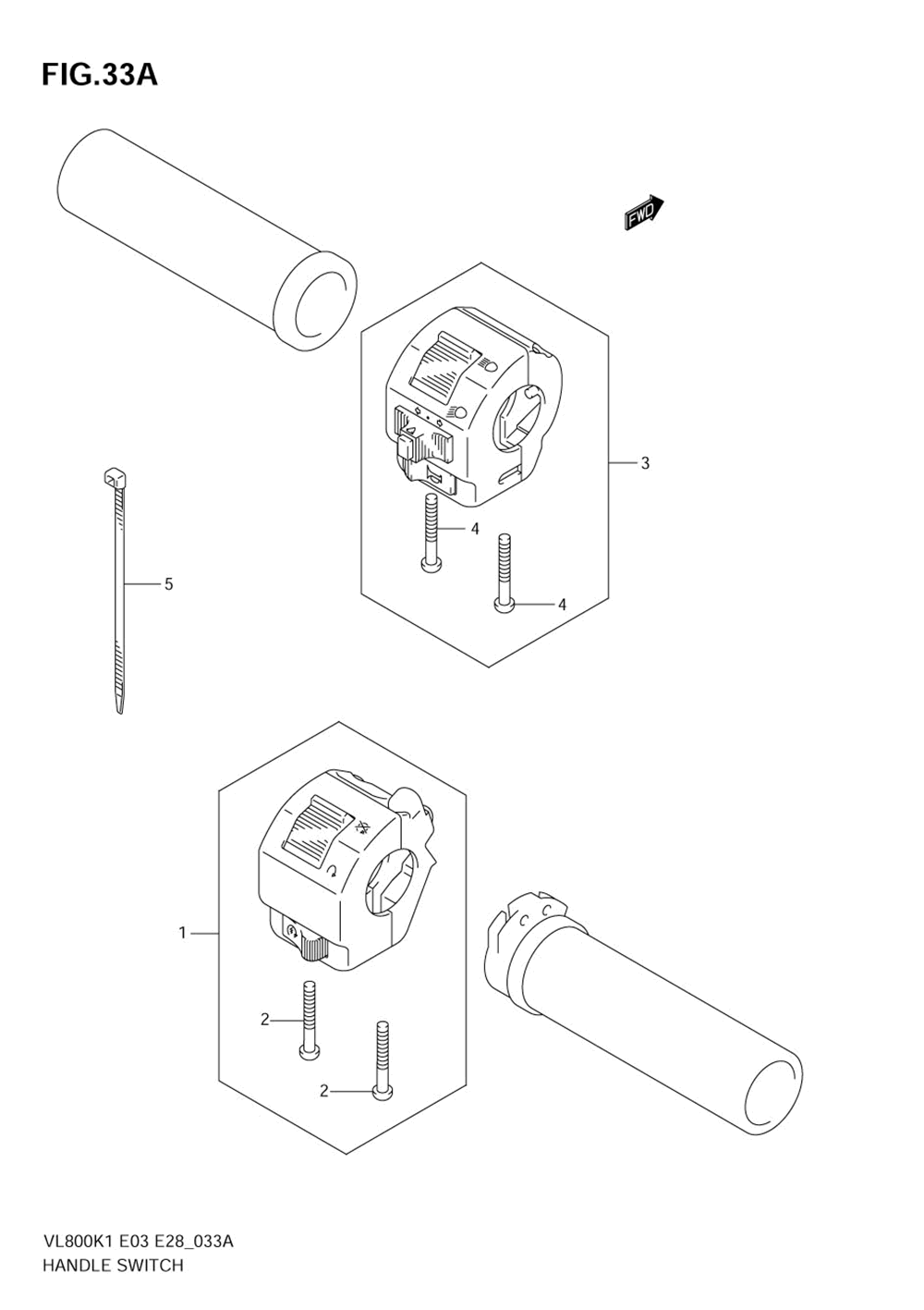 Handle switch (model k3)