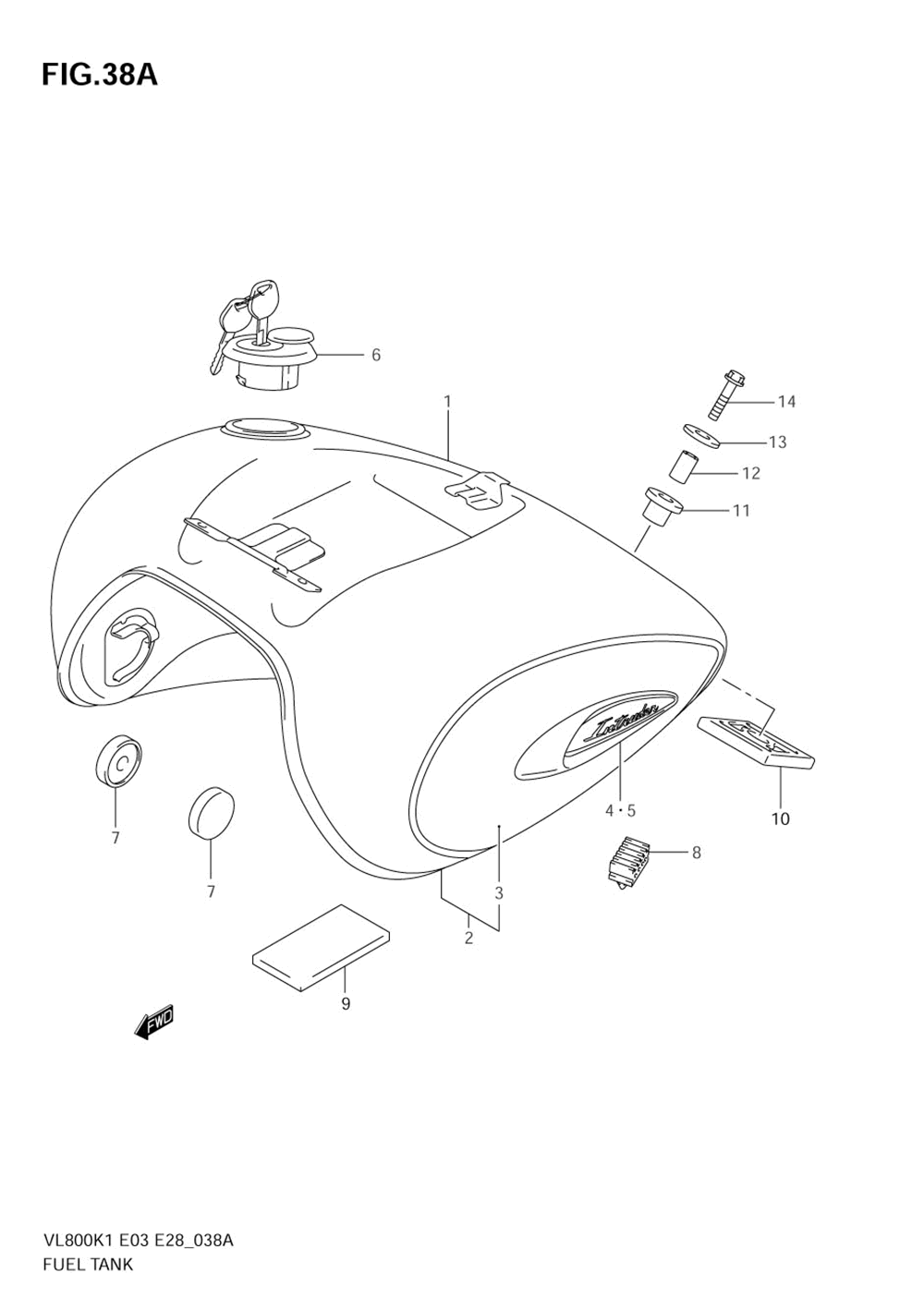 Fuel tank (model k2)