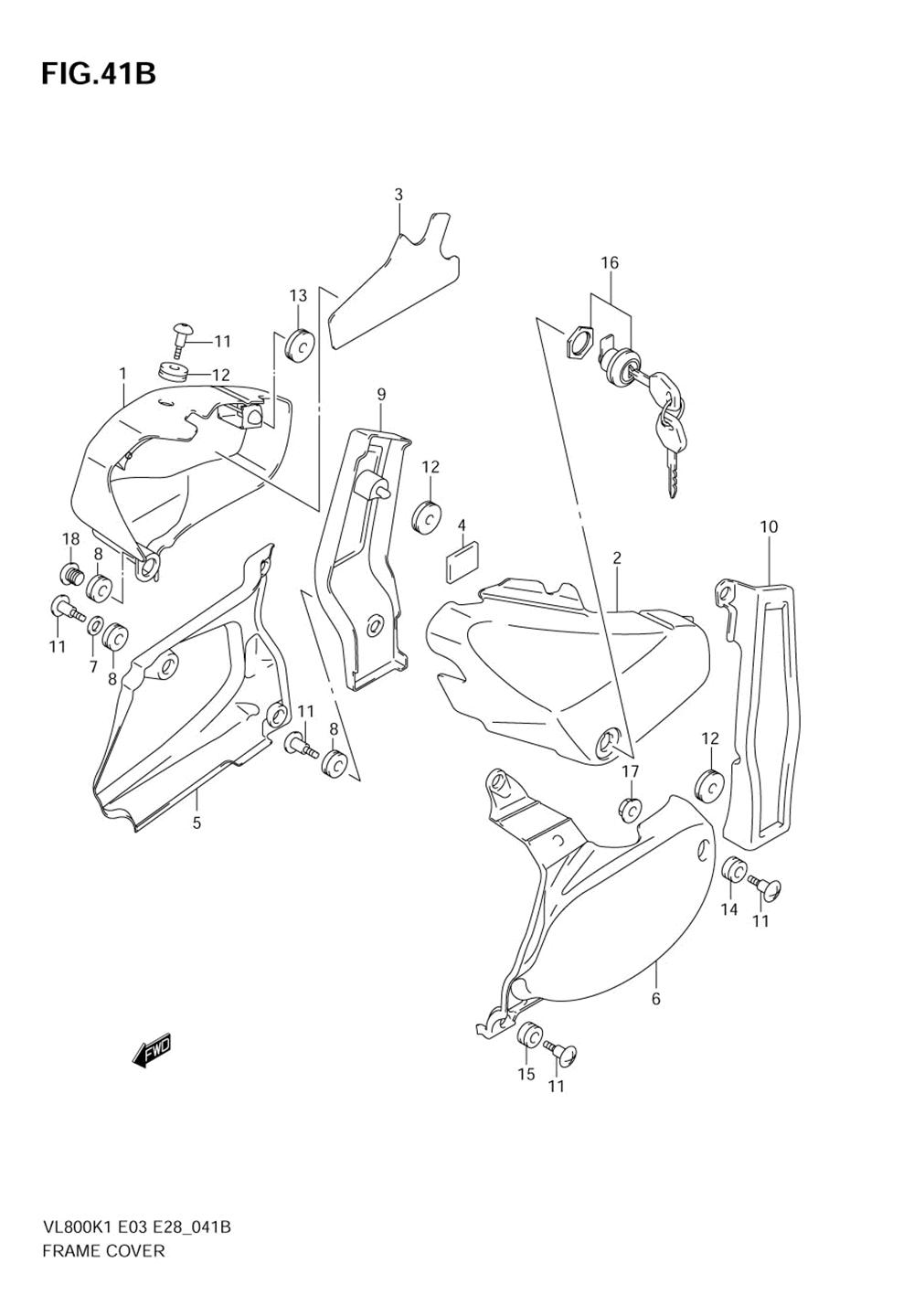 Frame cover (model k3)