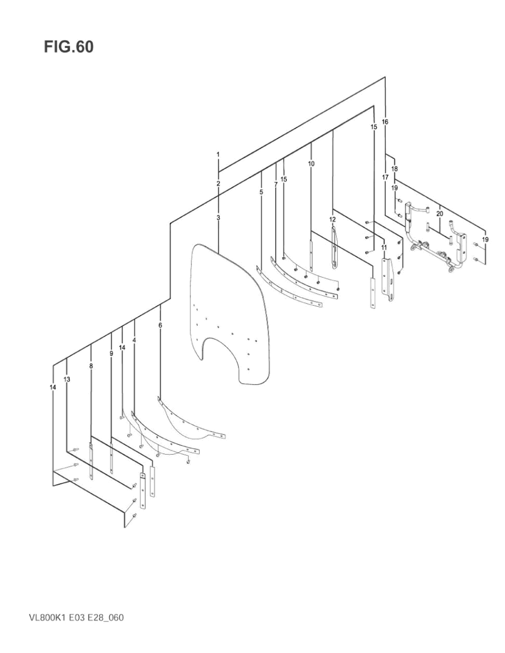 Windshield c50t