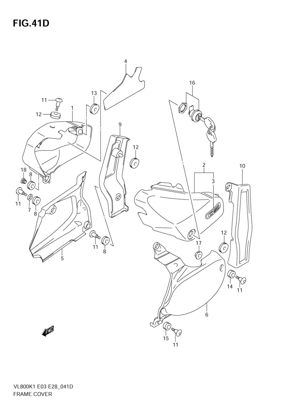 Frame cover (model k5)