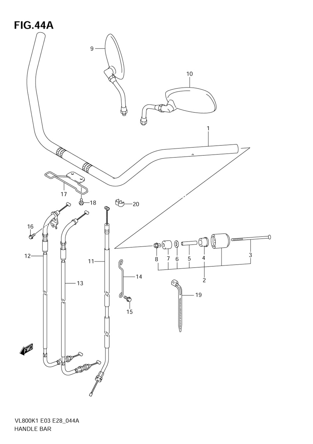 Handlebar (model k5)