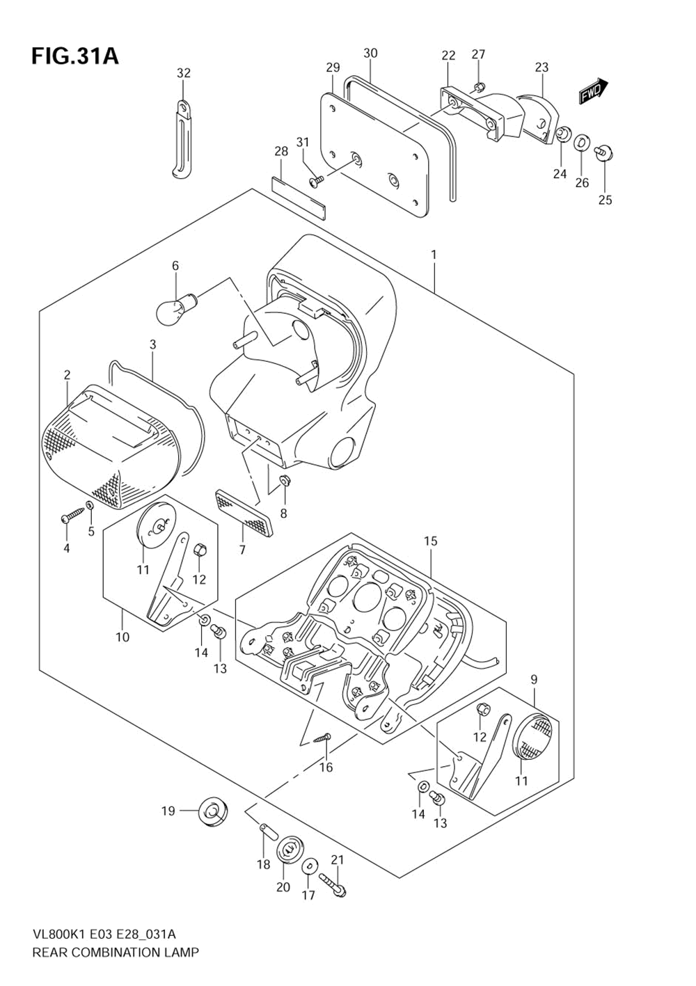 Rear combination lamp (model k4_k5)