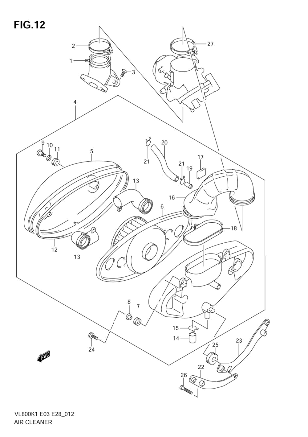 Air cleaner (model k1_k2_k3_k4)