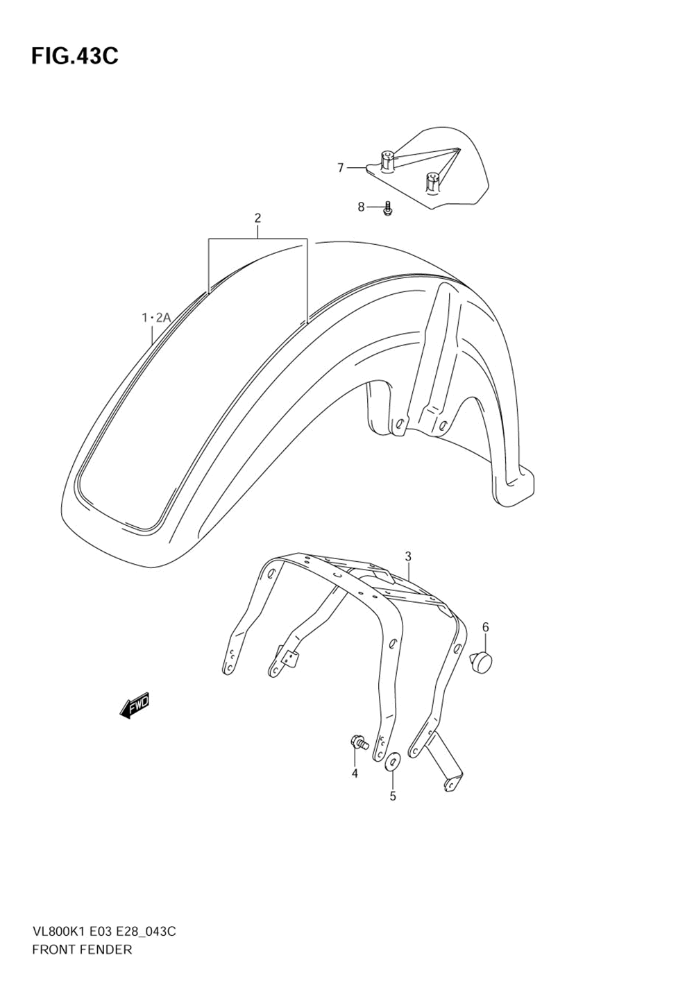 Front fender (vl800k4_k5)