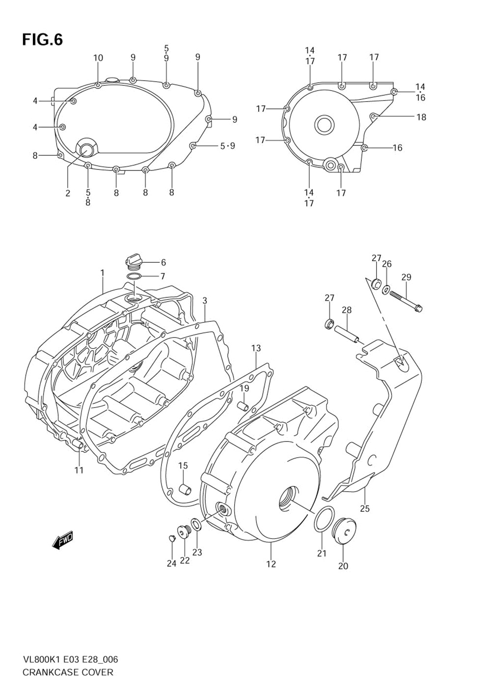 Crankcase cover