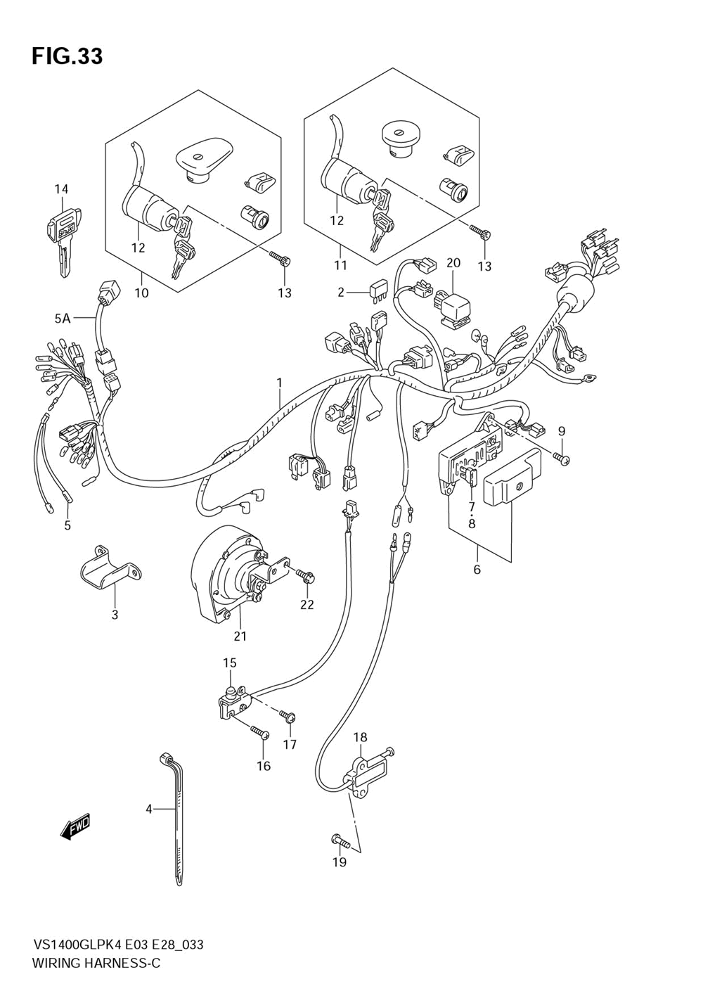 Wiring harness (vs1400glpk4)