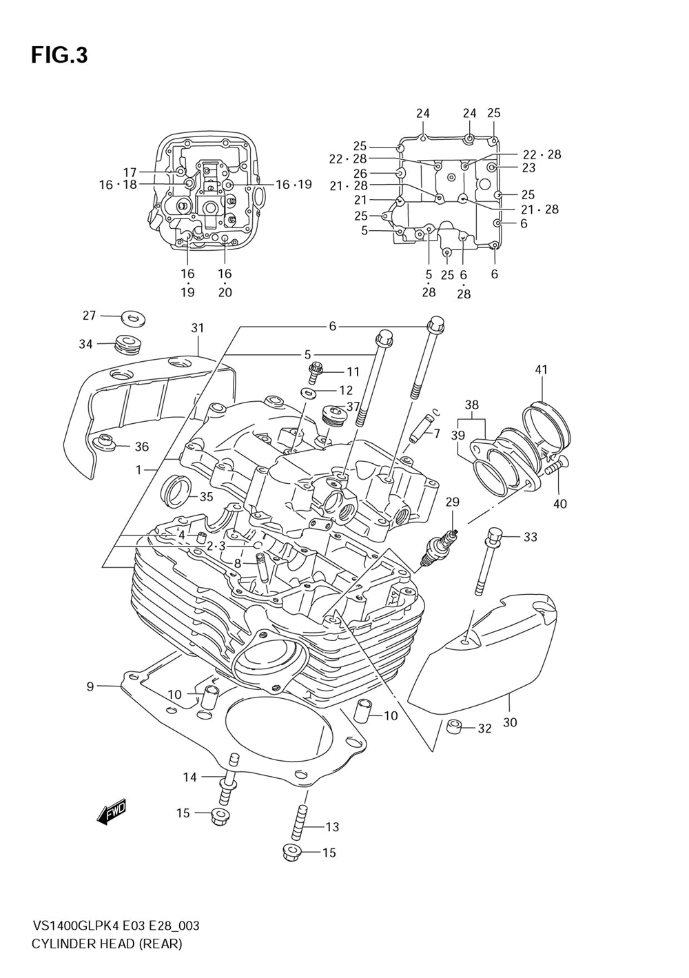 Cylinder head (rear)