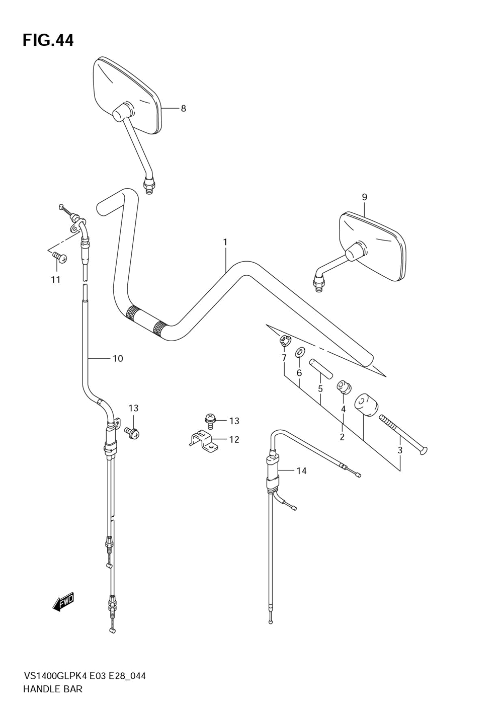 Handlebar (model k4)