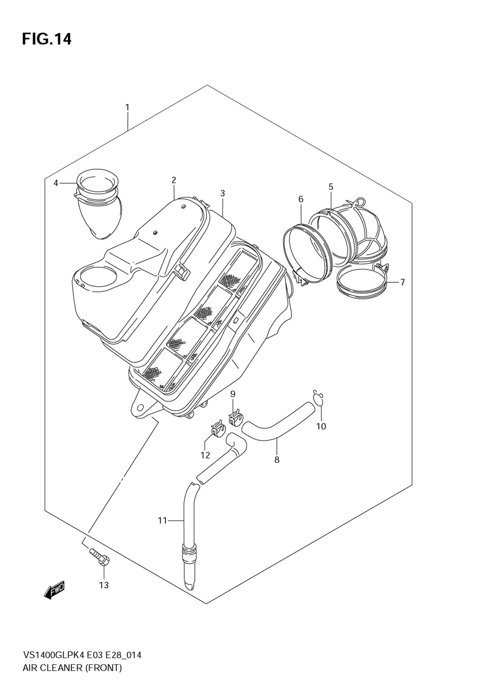 Air cleaner (front)