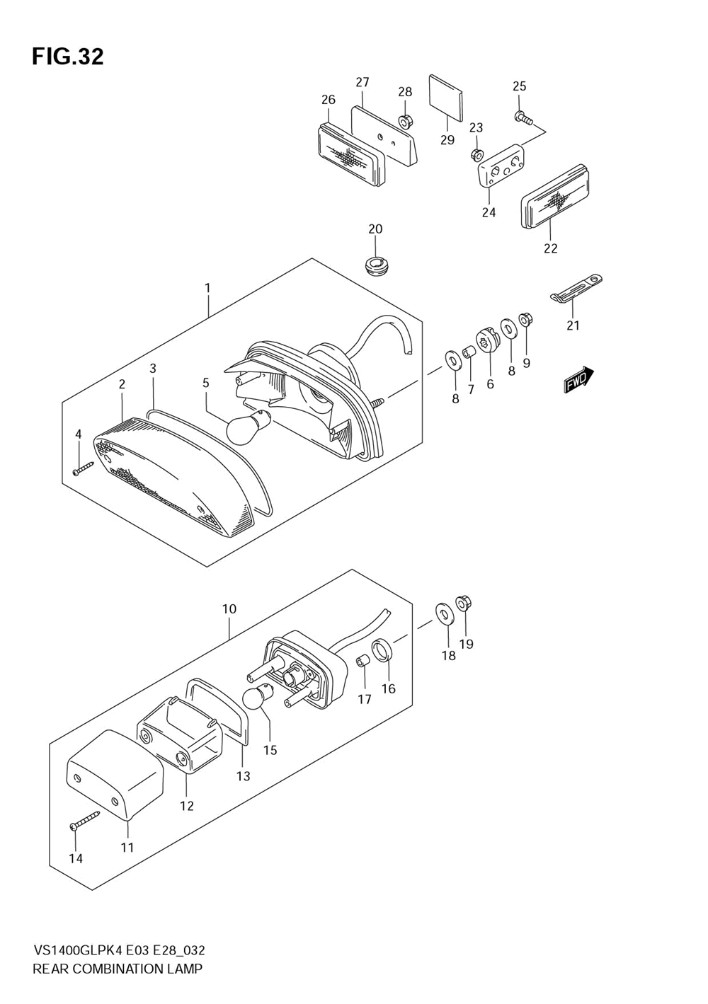 Rear combination lamp (vs1400glpk4)