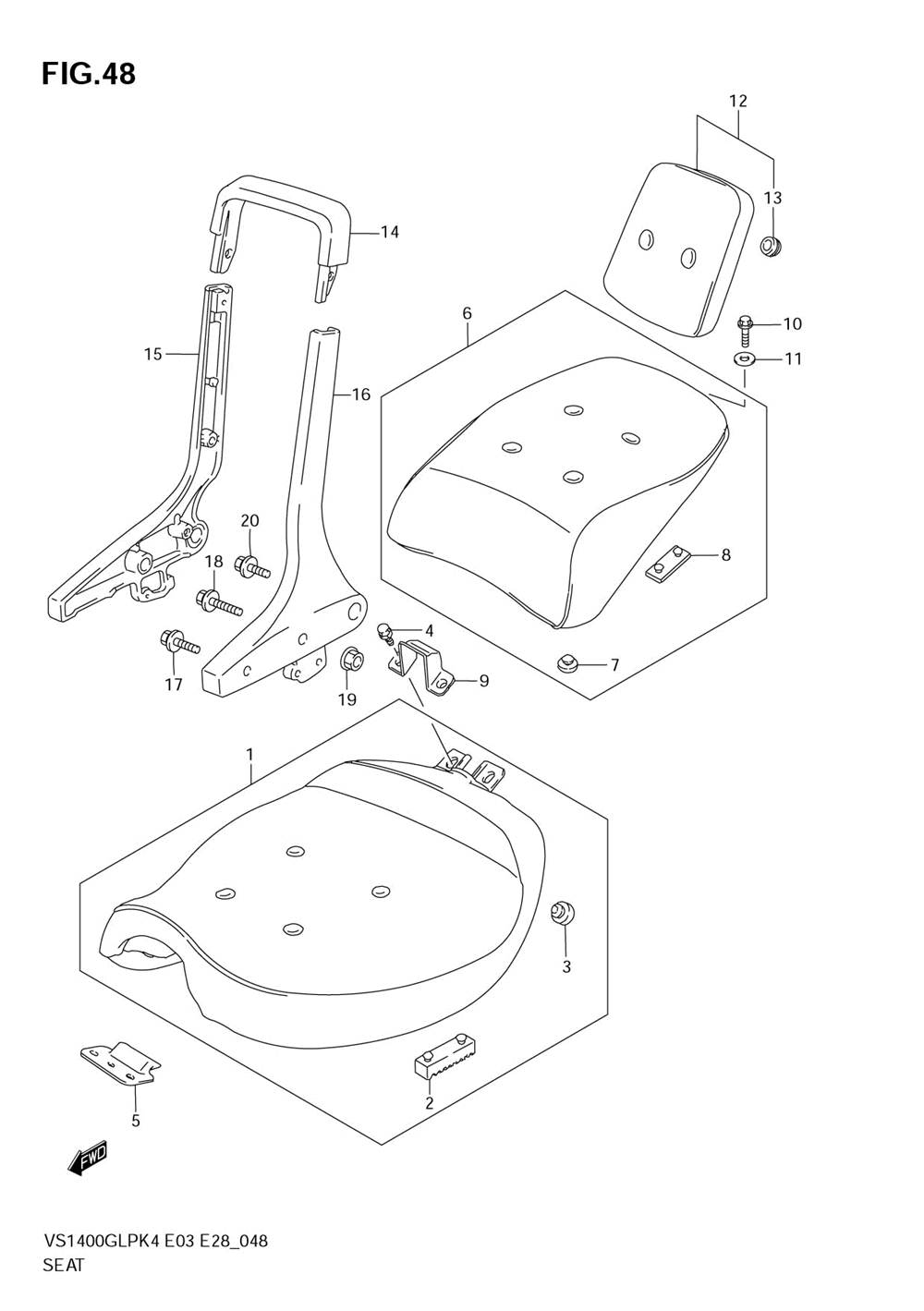 Seat (model k4)