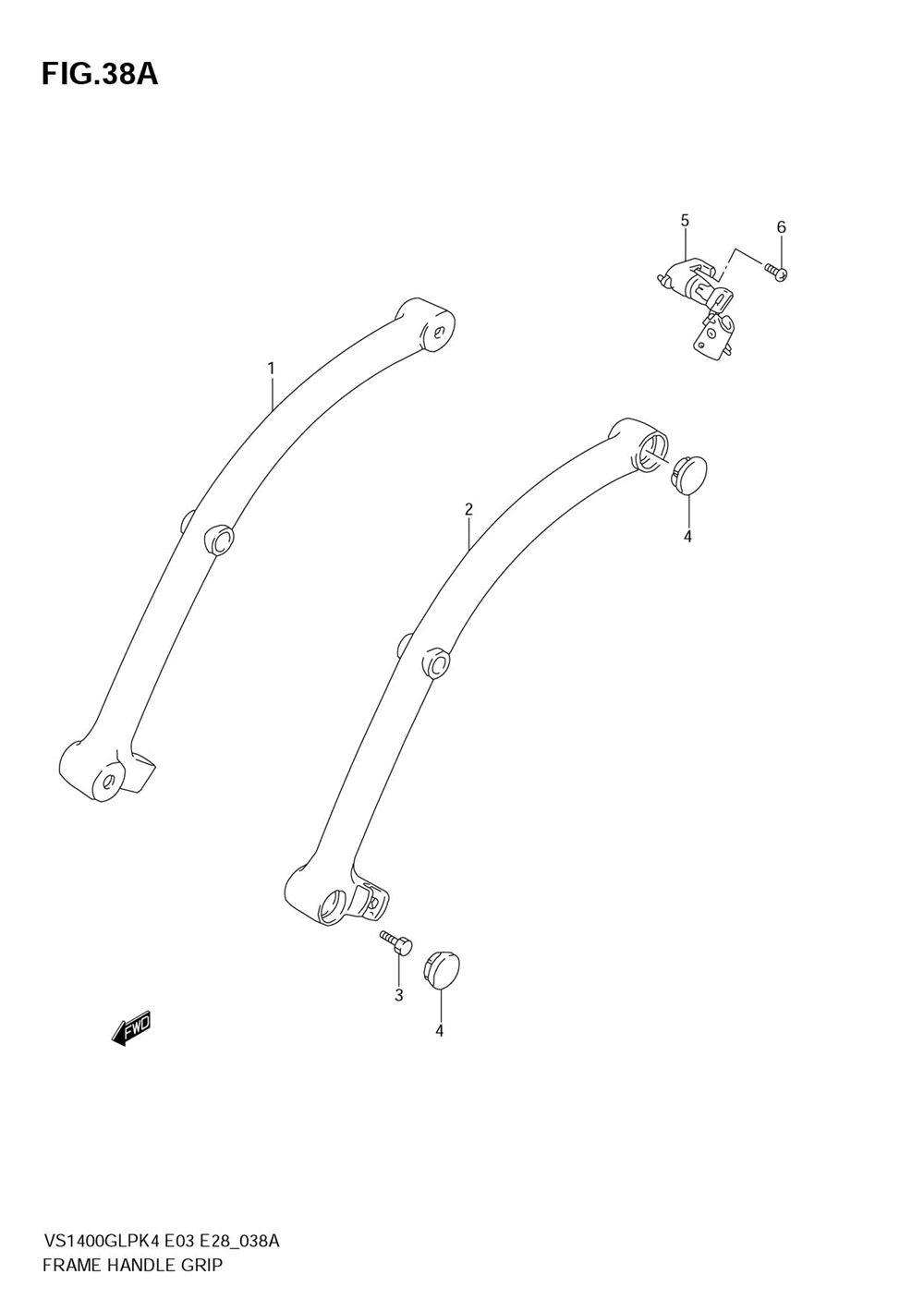 Frame handle grip (model k5_k6_k7)