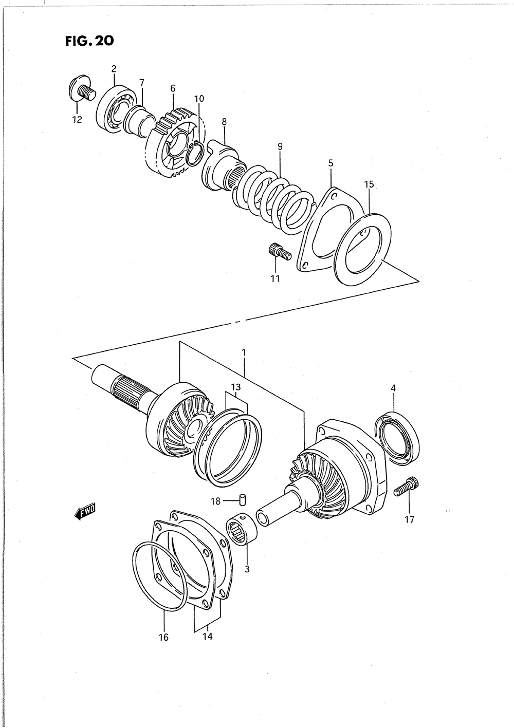 Secondary drive gear