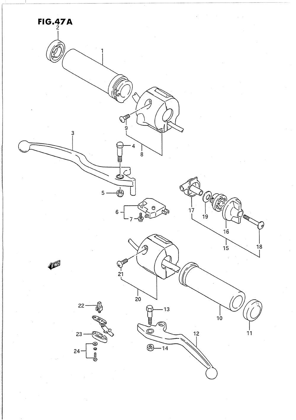 Handle switch (model l_m_n_p_r)