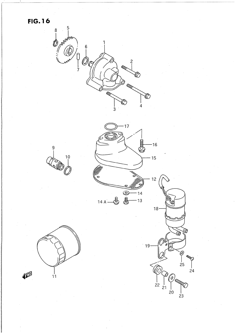 Oil pump - fuel pump