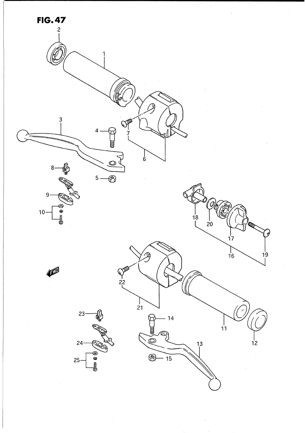 Handle switch (model h_j)