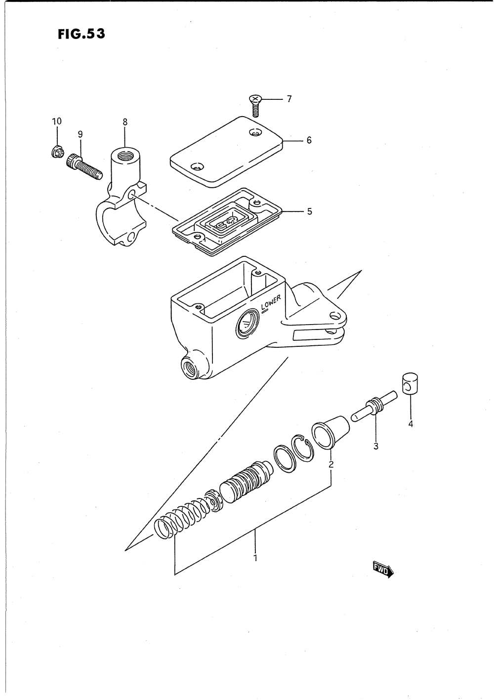 Clutch cylinder (vs1400glph