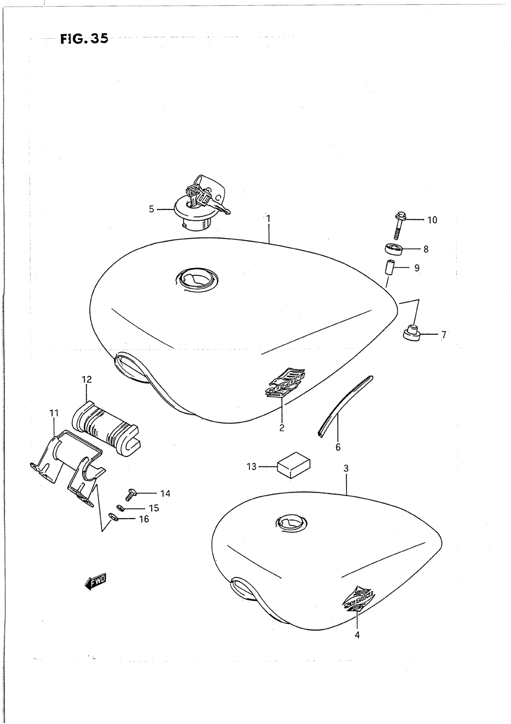 Fuel tank (model h_j)