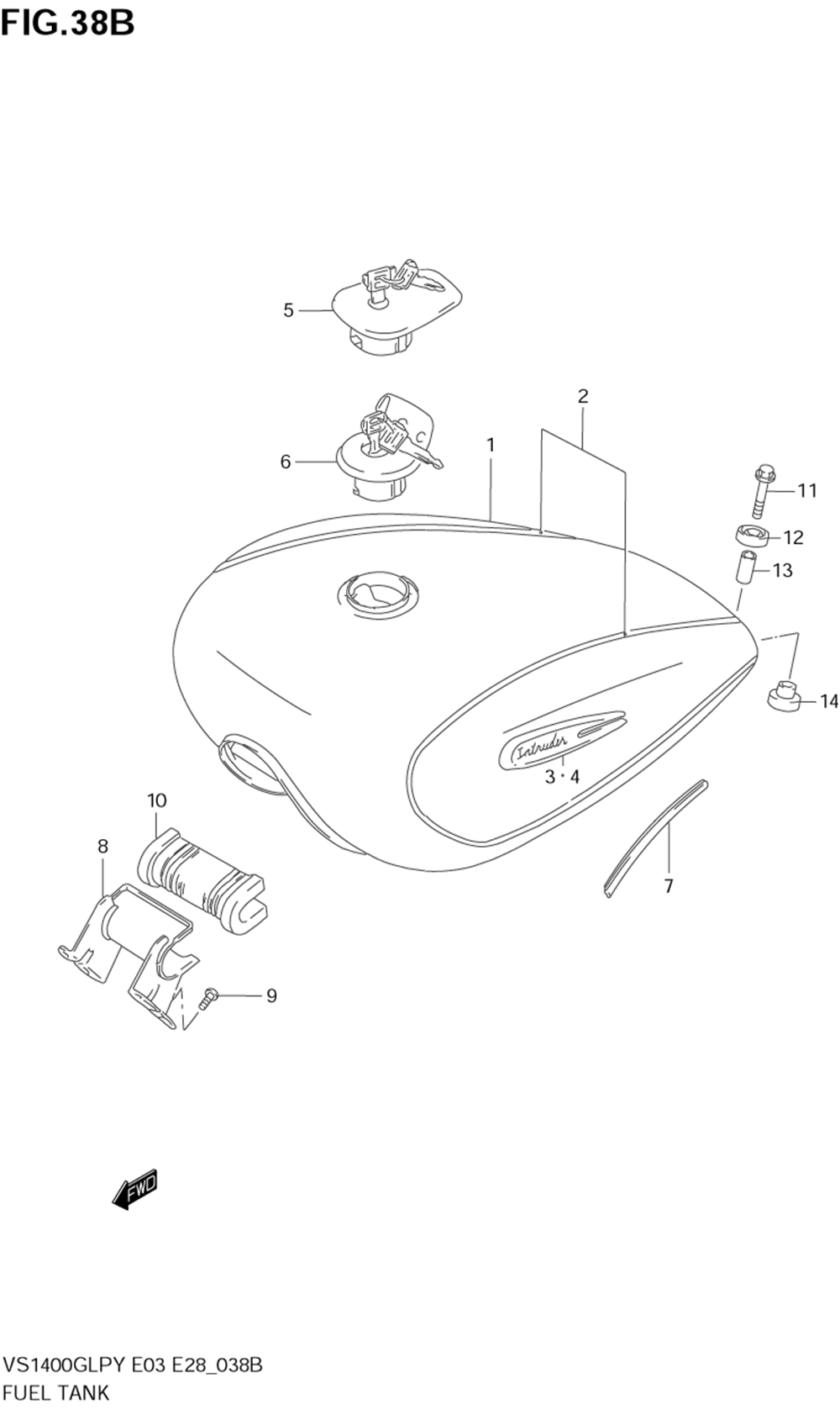 Fuel tank (model x)