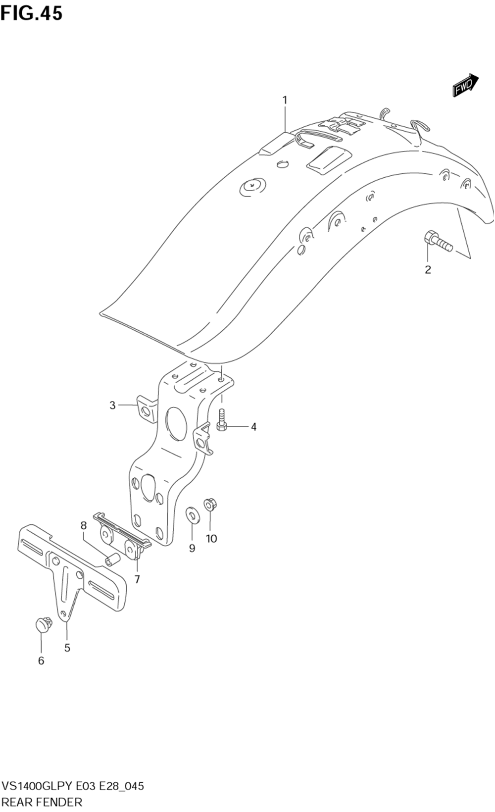 Rear fender (model t)