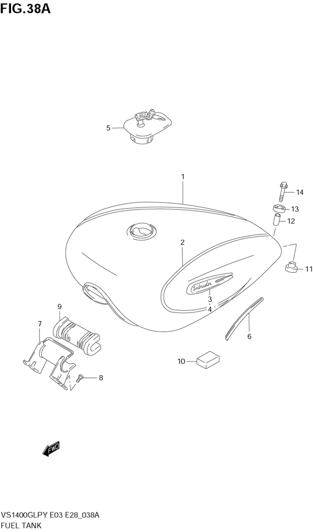 Fuel tank (model v_w)