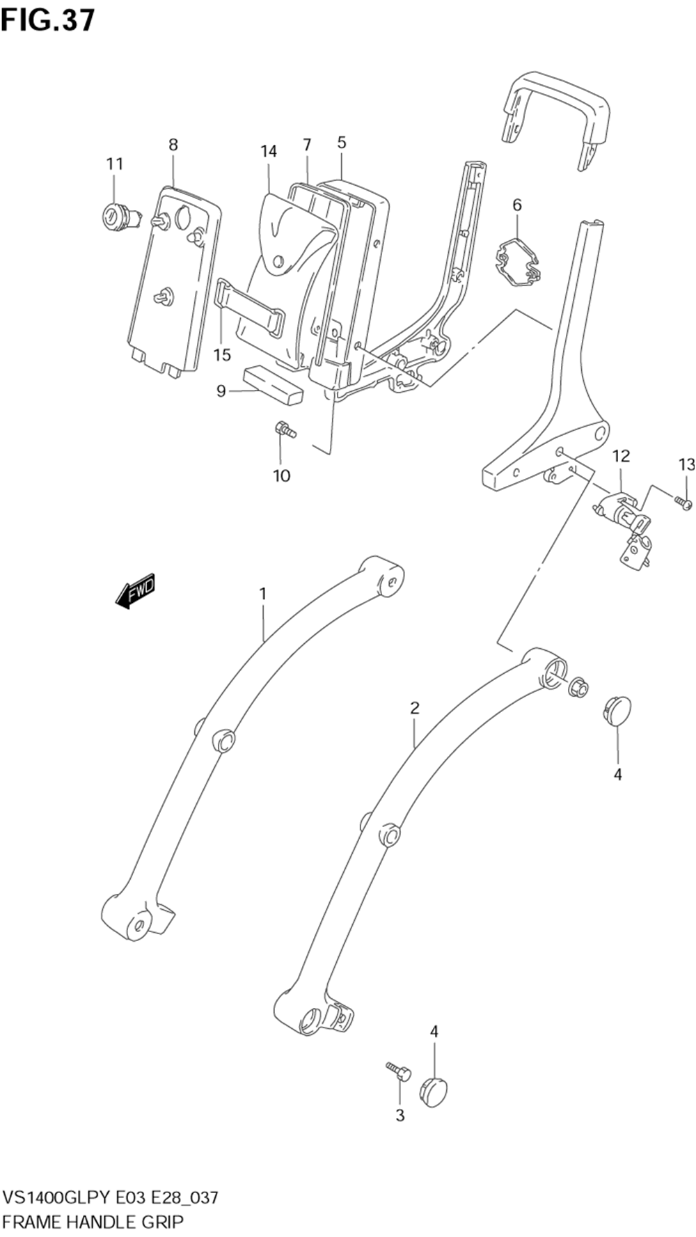 Frame handle grip