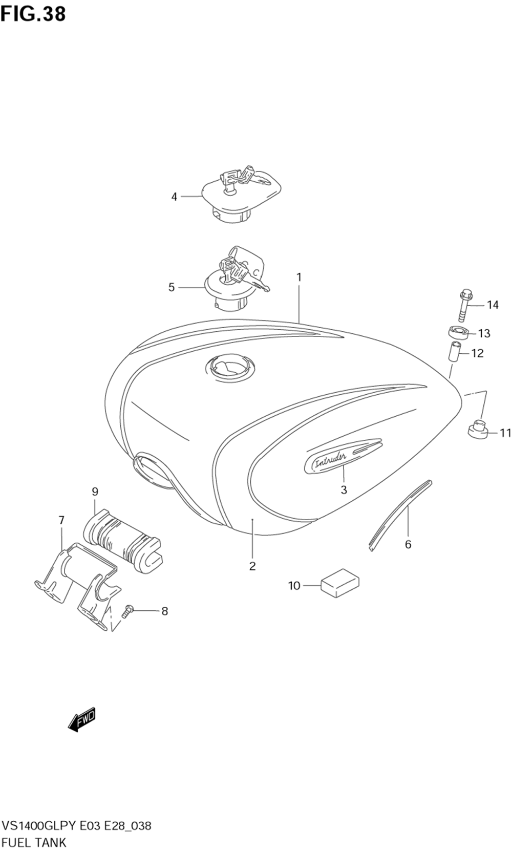 Fuel tank (model t)