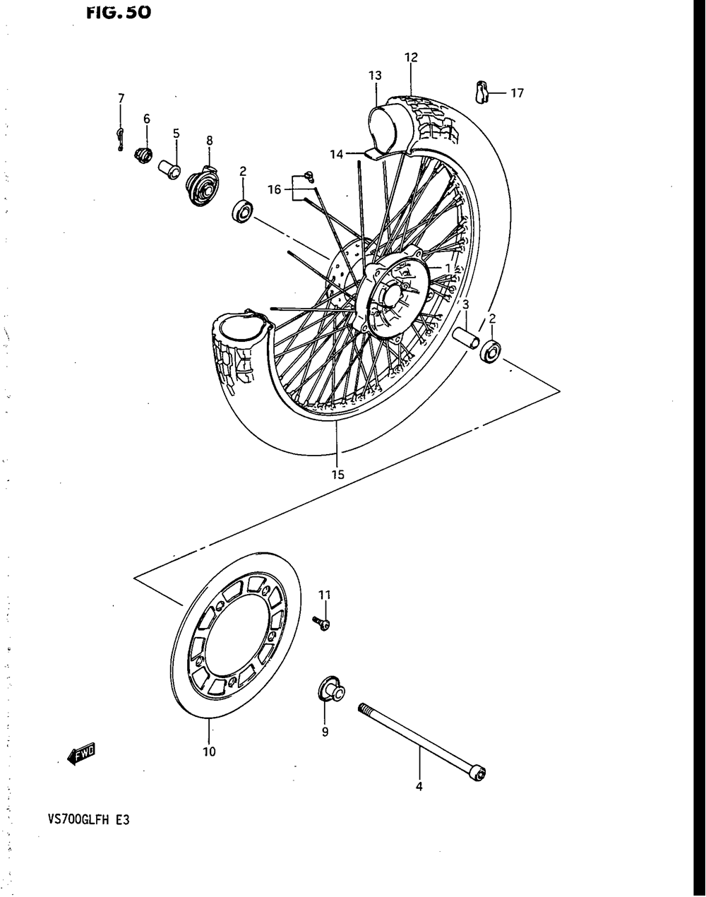 Front wheel (vs700glfg_glpg)