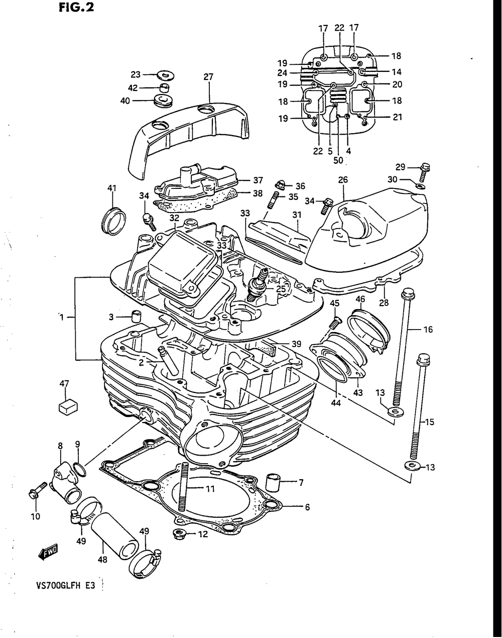 Cylinder head (rear)