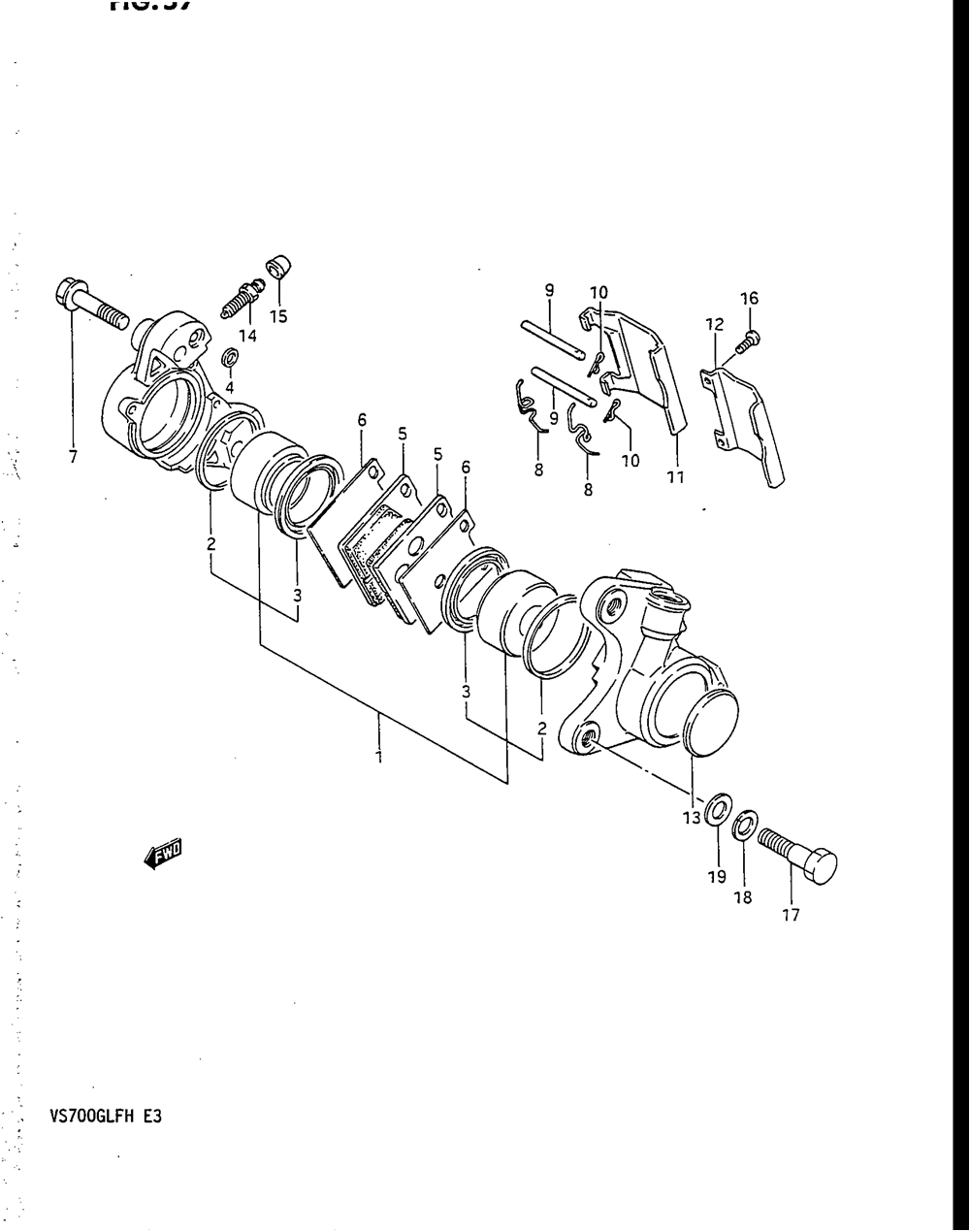 Front caliper