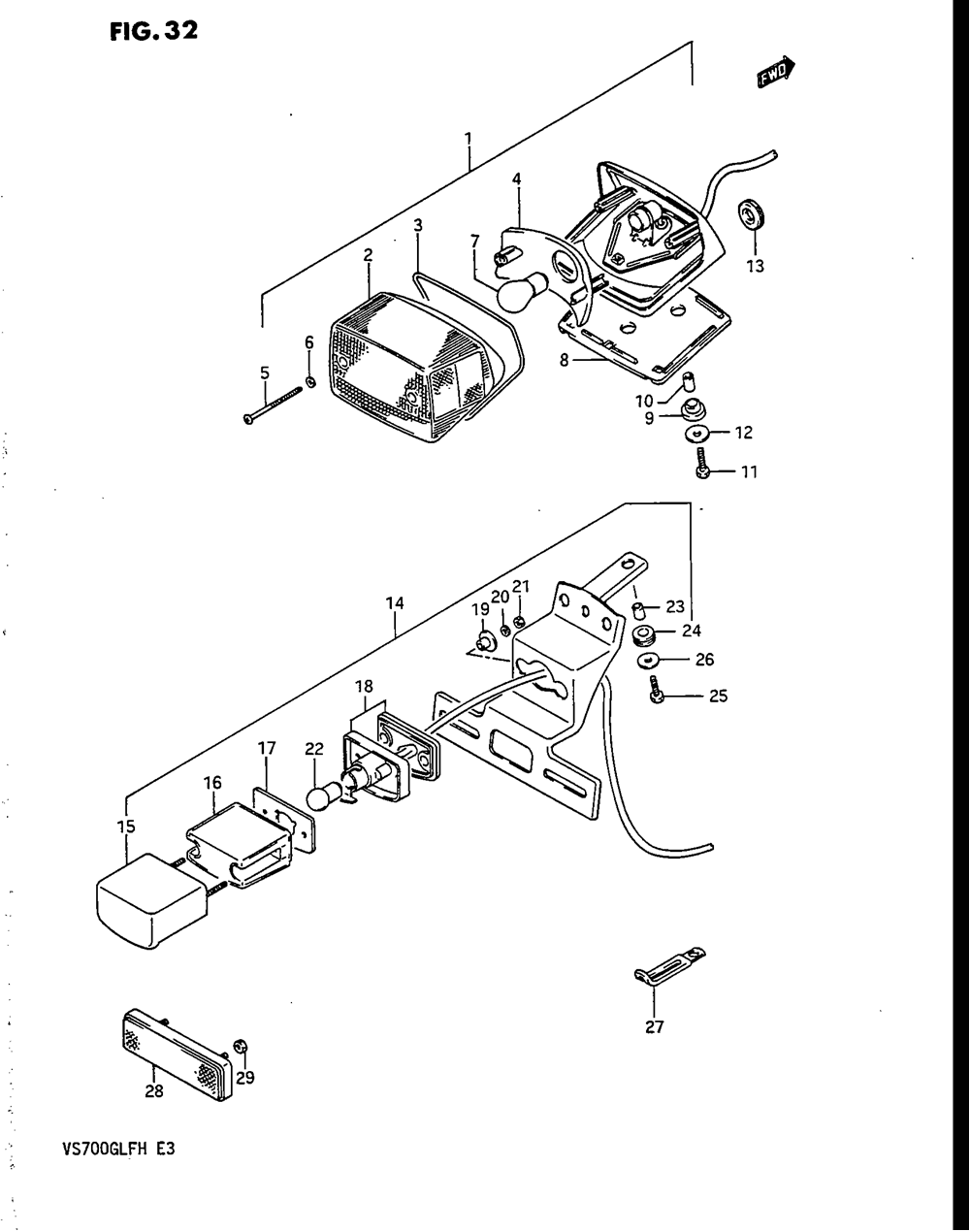 Rear combination lamp