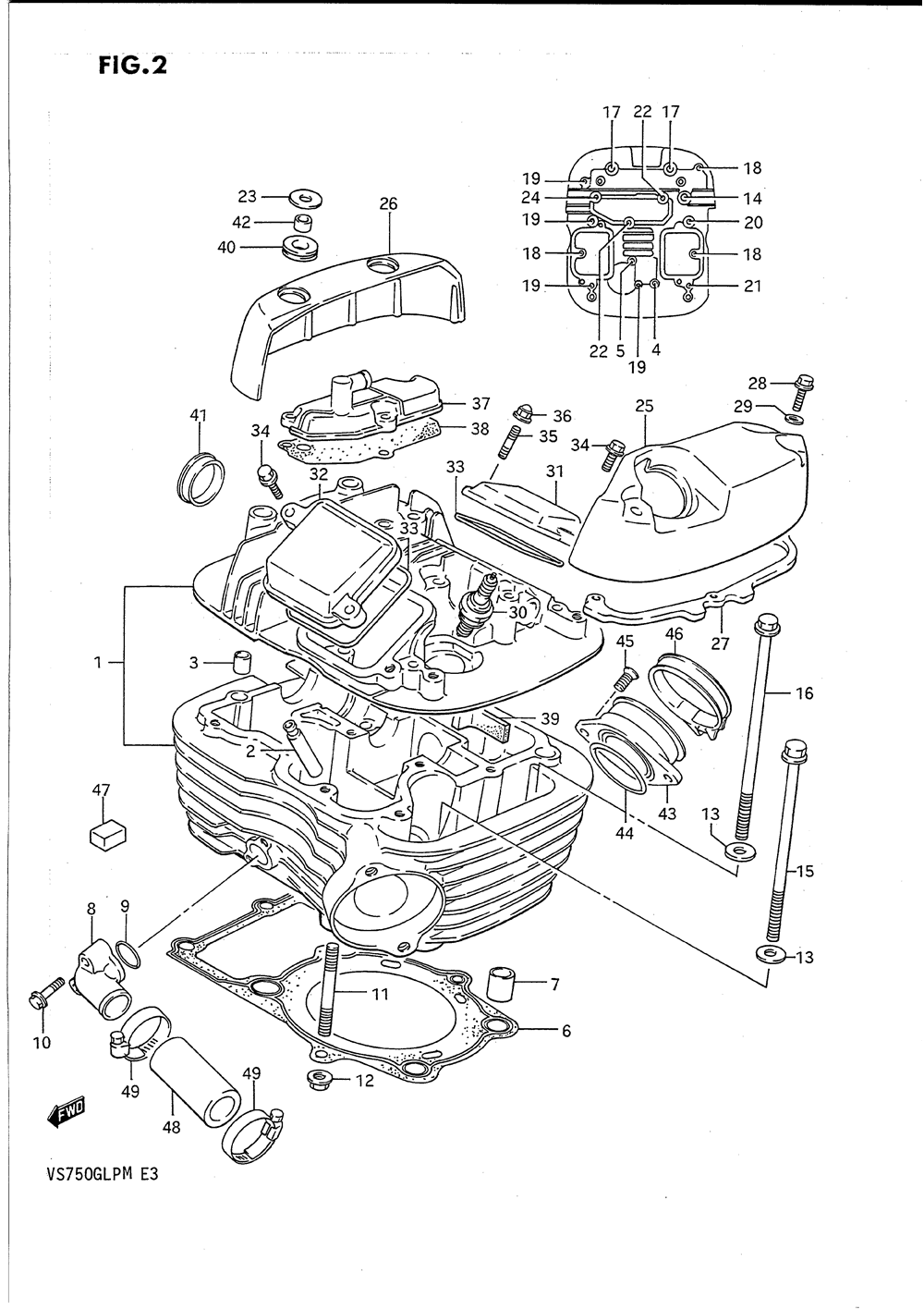 Cylinder head (rear)