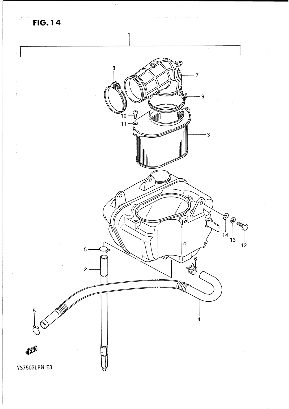 Air cleaner (rear)