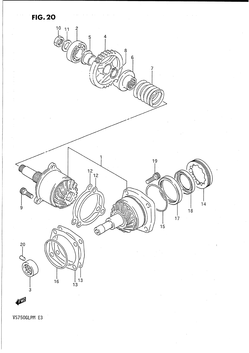 Secondary drive gear