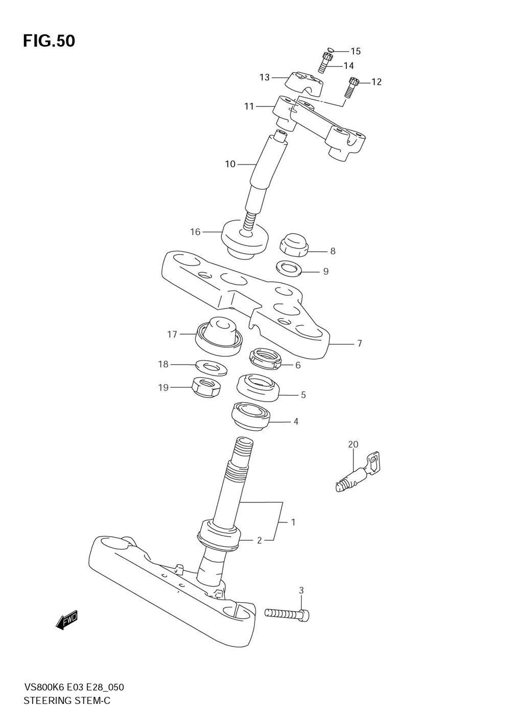 Steering stem