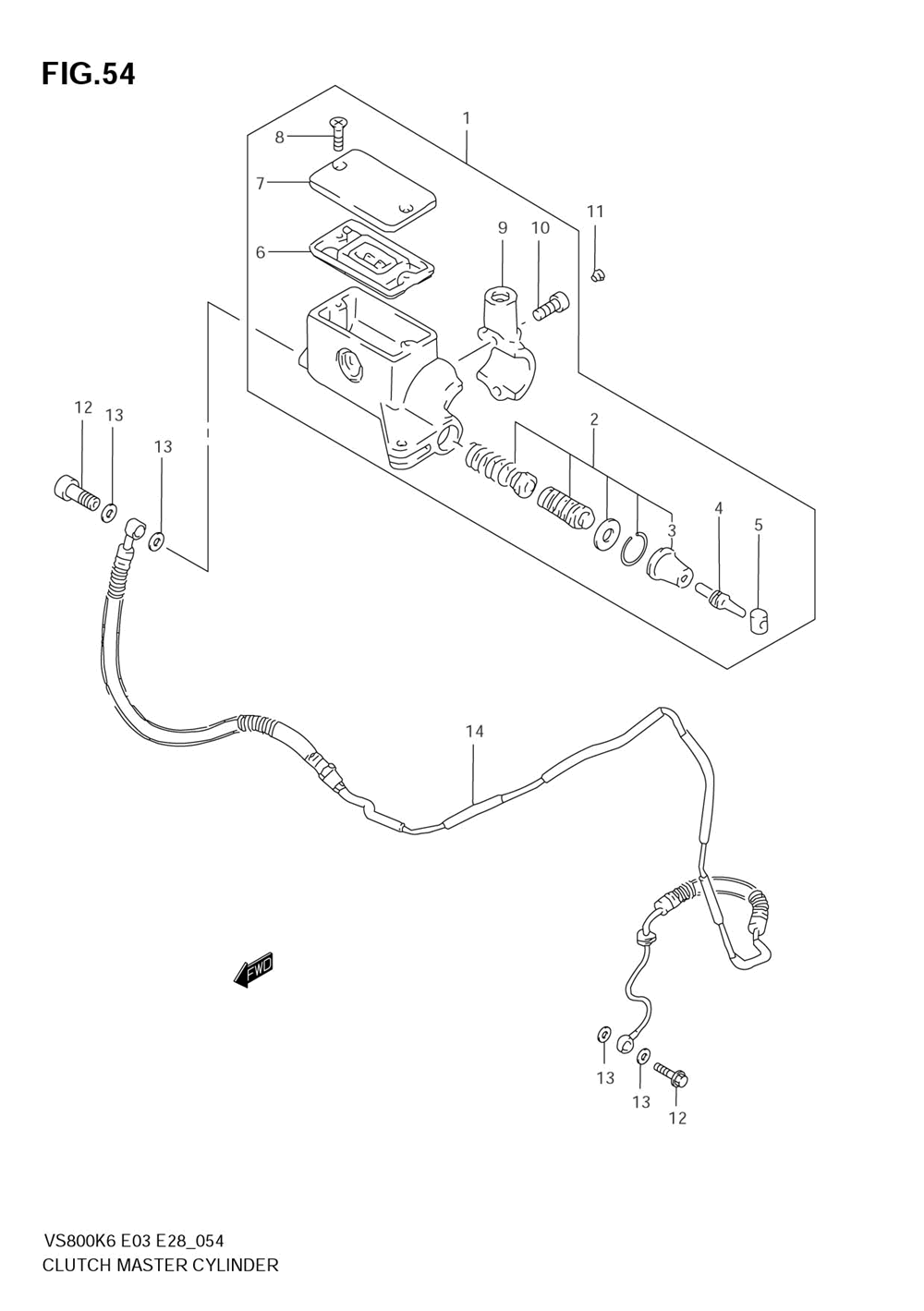 Clutch master cylinder