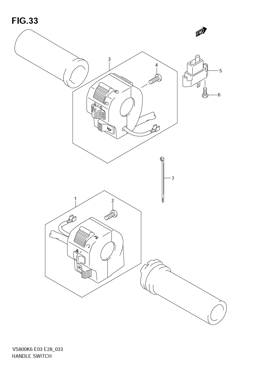 Handle switch