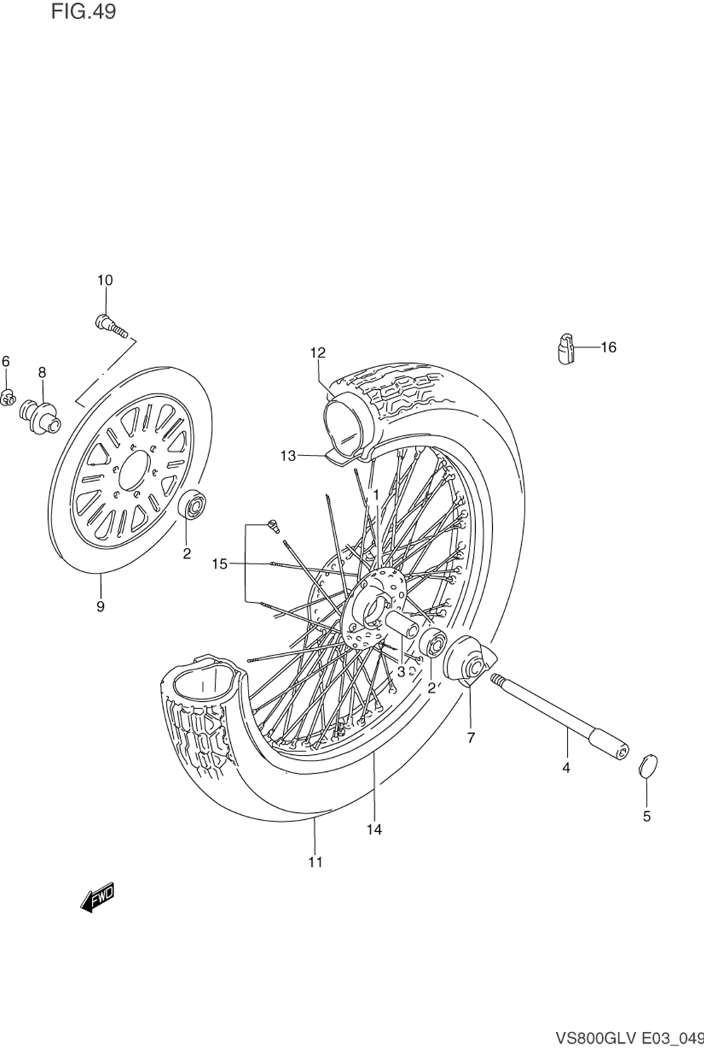 Front wheel