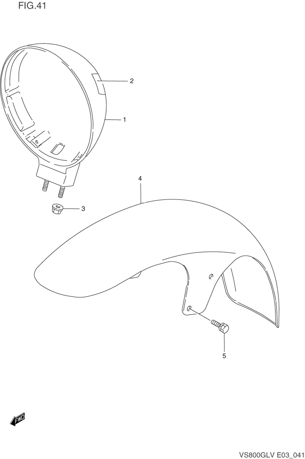 Headlamp housing