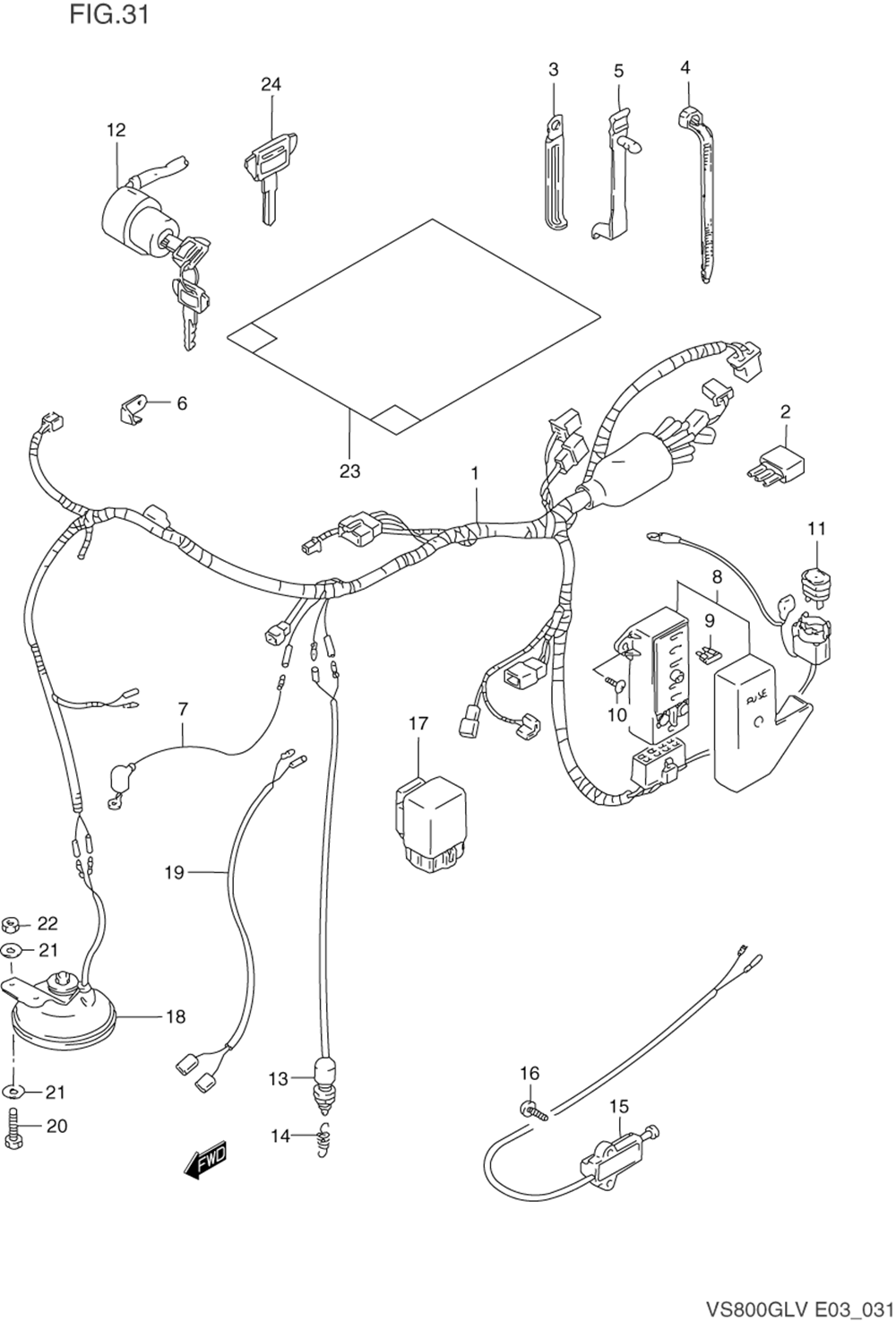 Wiring harness (model n_p_r_s)