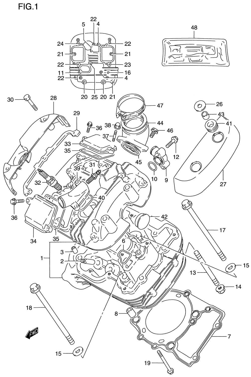 Cylinder head (front)