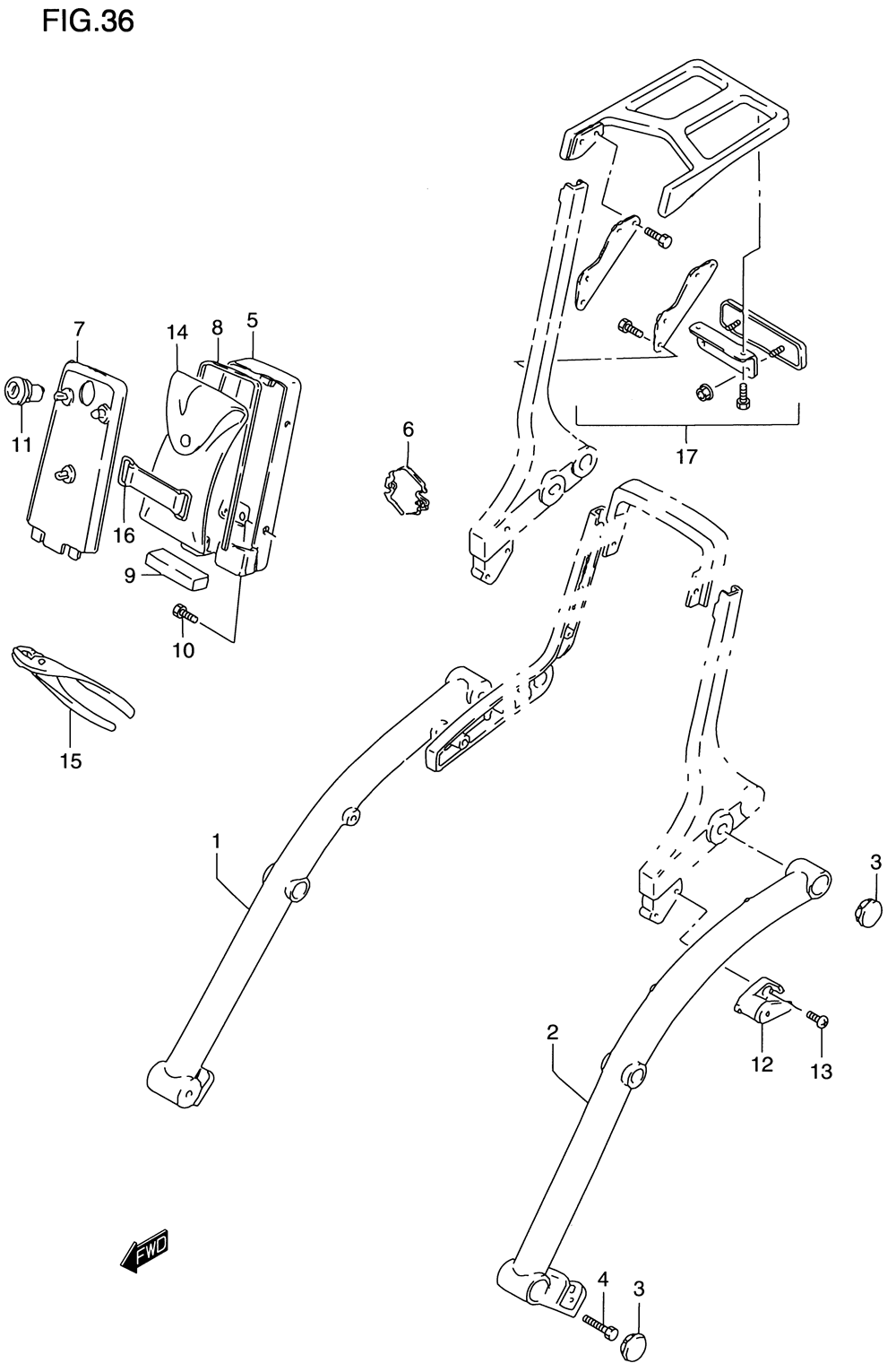 Frame handle grip