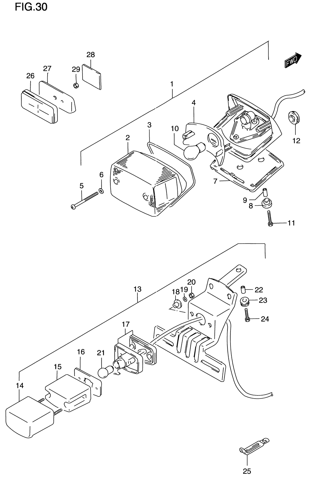 Rear combination lamp