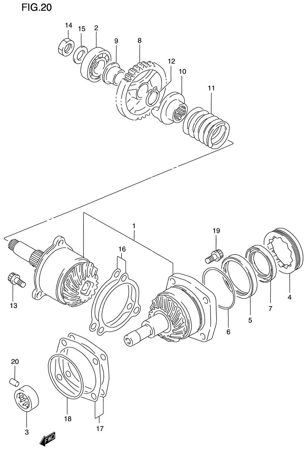 Secondary drive gear